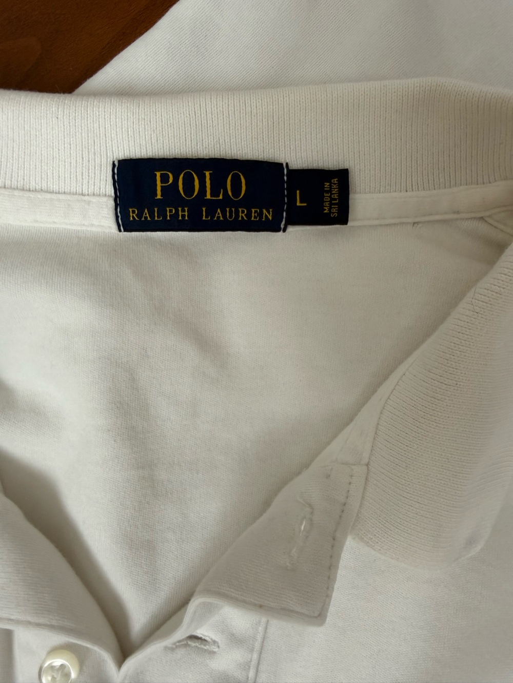 Polo by Ralph Lauren Classic White Polo Shirt - Picture 3 of 3